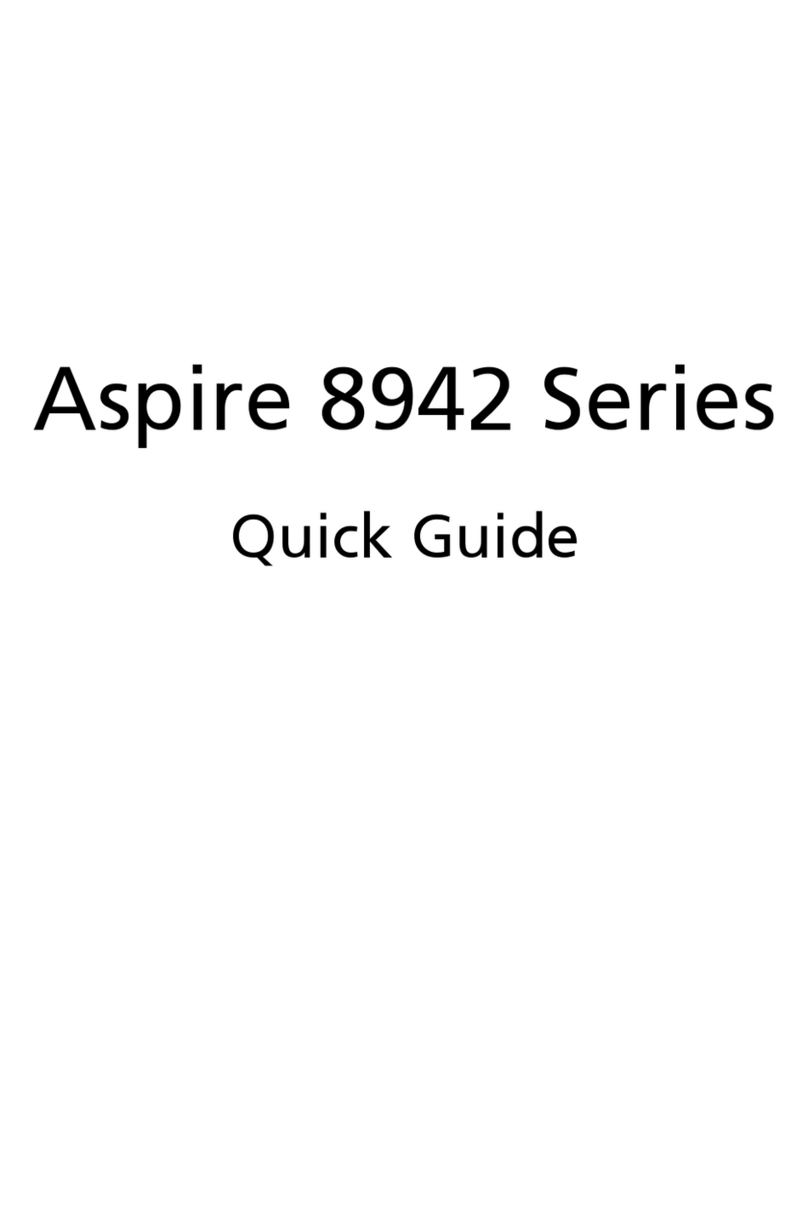 Acer Aspire 8942 Series quick guide