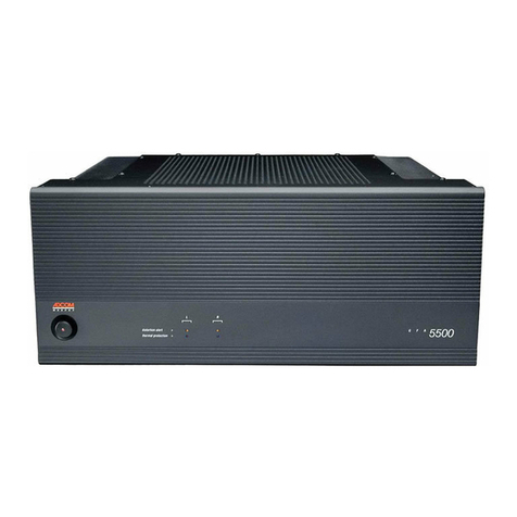 Adcom GFA-5500 User manual Adcom GFA-5500 User manual