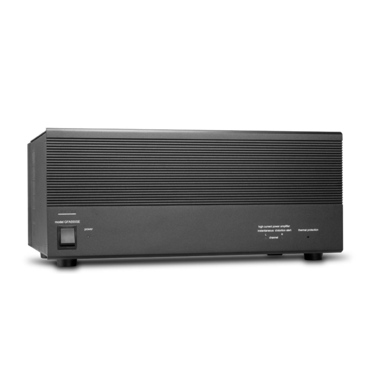 Adcom GFA-555SE owner's manual