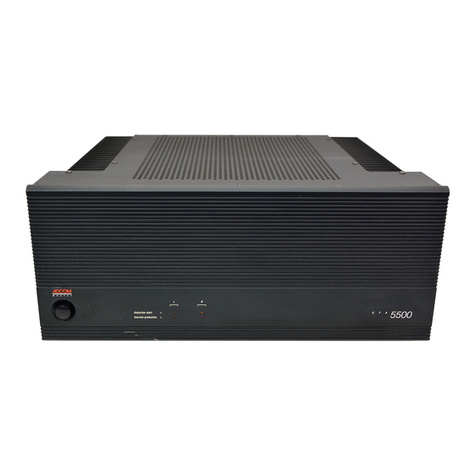 Adcom GFA-5500 owner's manual