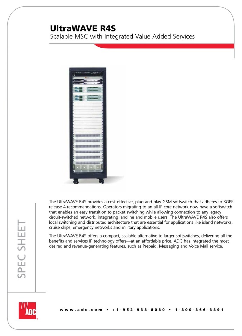 ADC UltraWAVE R4S Specification sheet