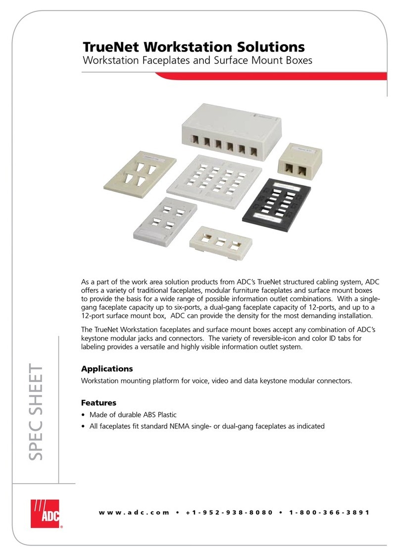 ADC TrueNet Workstation Solutions none User manual