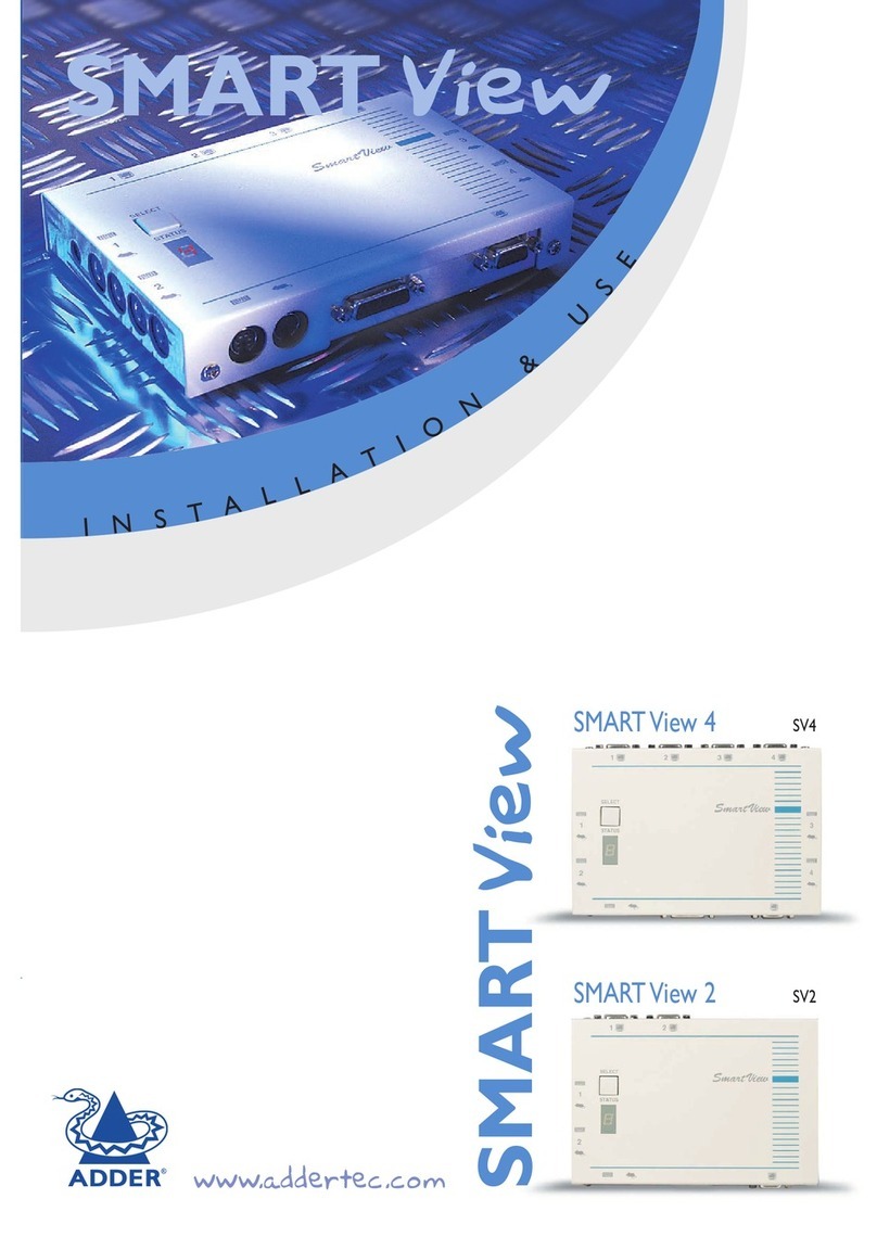 ADDER SV2 Quick start guide