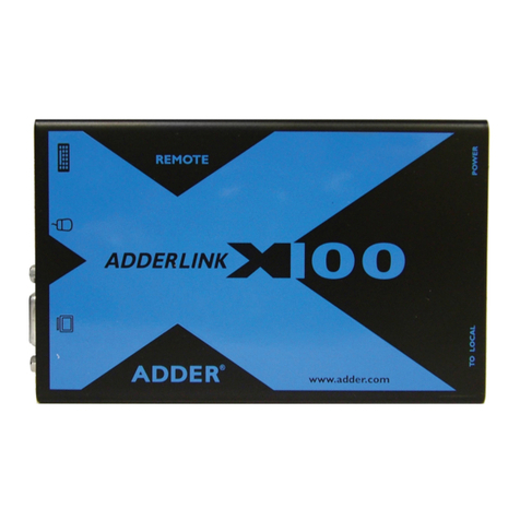 ADDER AdderLink X100 User manual