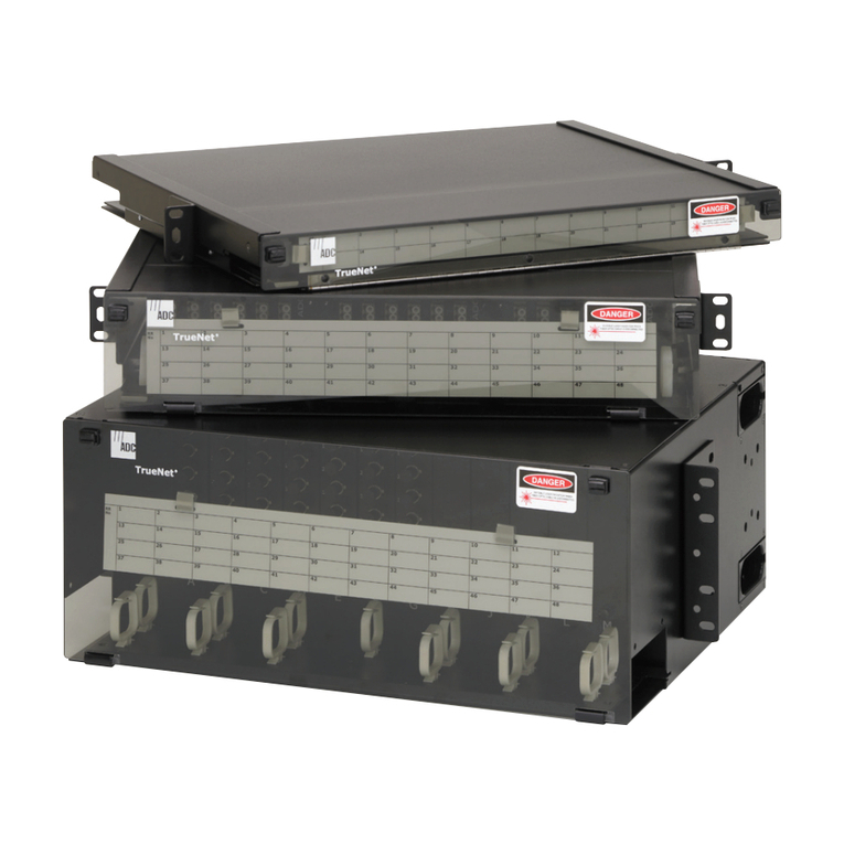 ADC TrueNet Rack Mount Fiber Enclosures RMG... Specification sheet