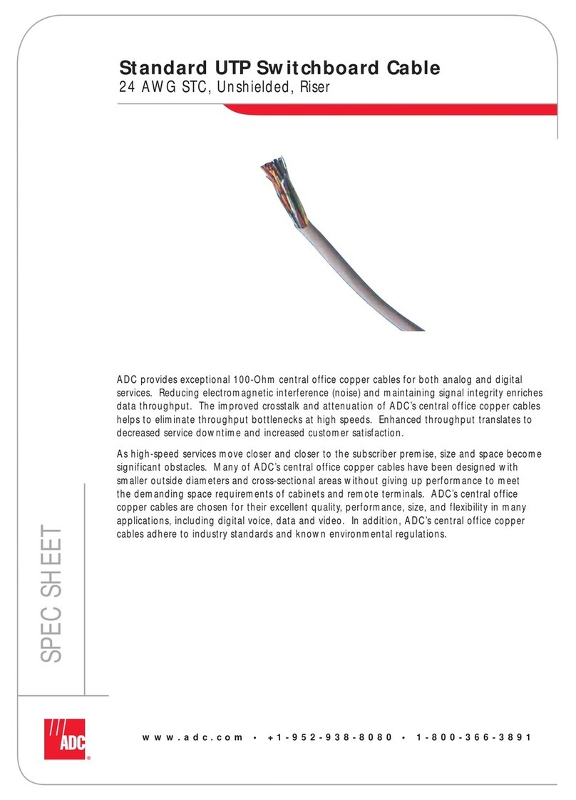 ADC Unshielded User manual