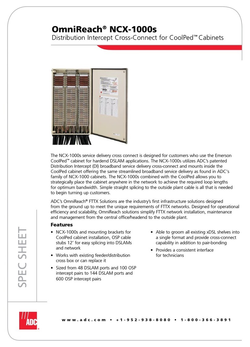 ADC OmniReach NCX-1000s Specification sheet