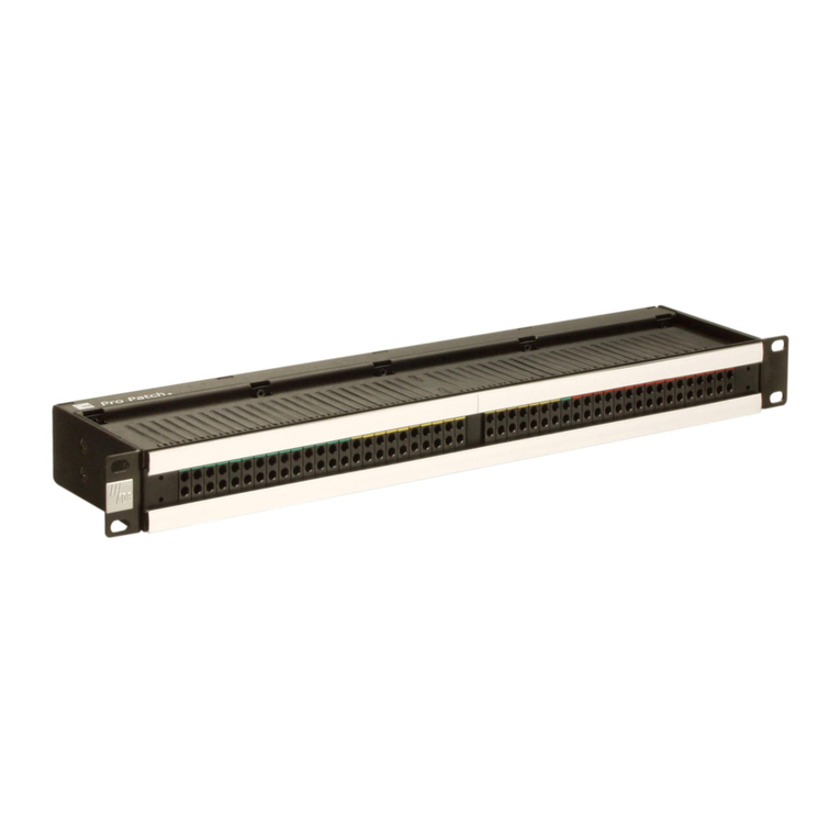ADC ProPatch Programmable Series Specification sheet ADC ProPatch Programmable Series Specification sheet