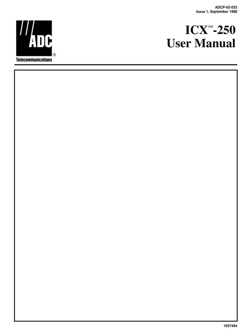 ADC ICX-250 user manual