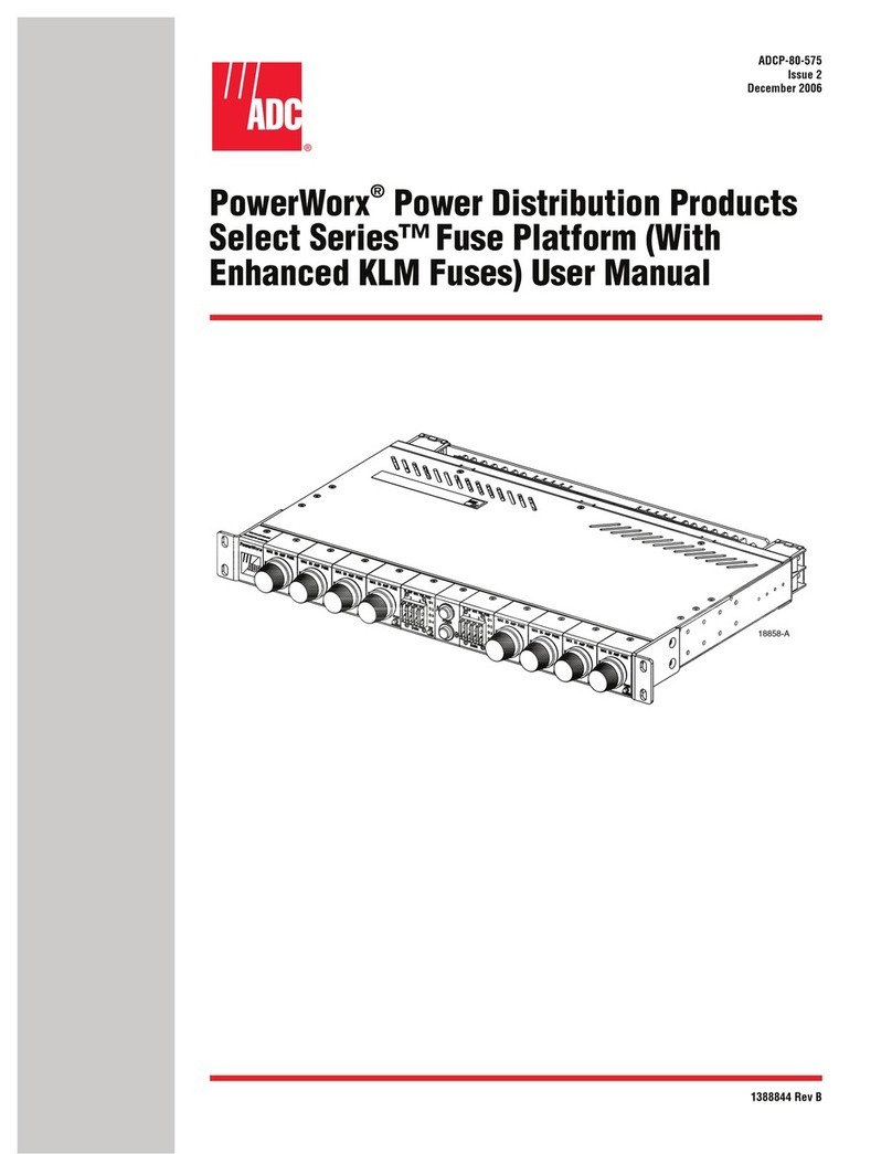 ADC PowerWorx Power Distribution user manual