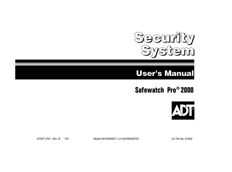ADT Safewatch Pro 2000 User manual
