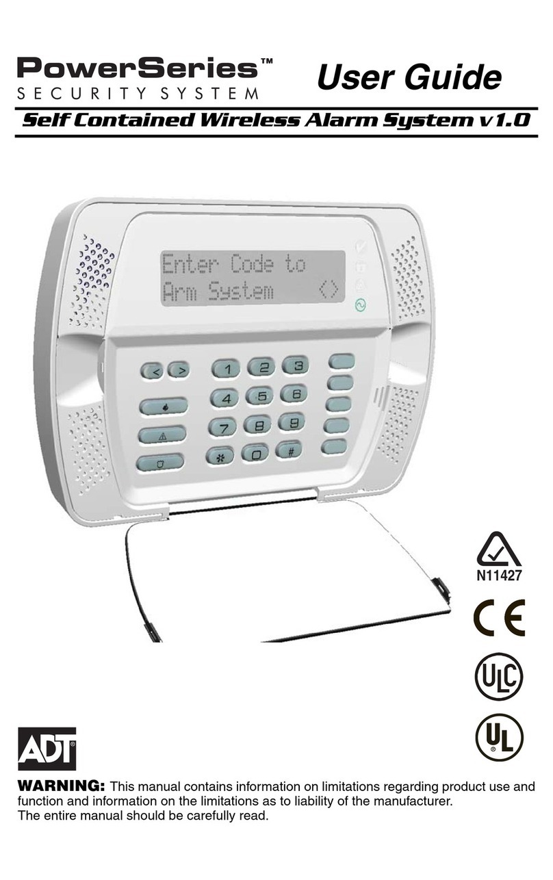 ADT PowerSeries SCW9045-433 User manual