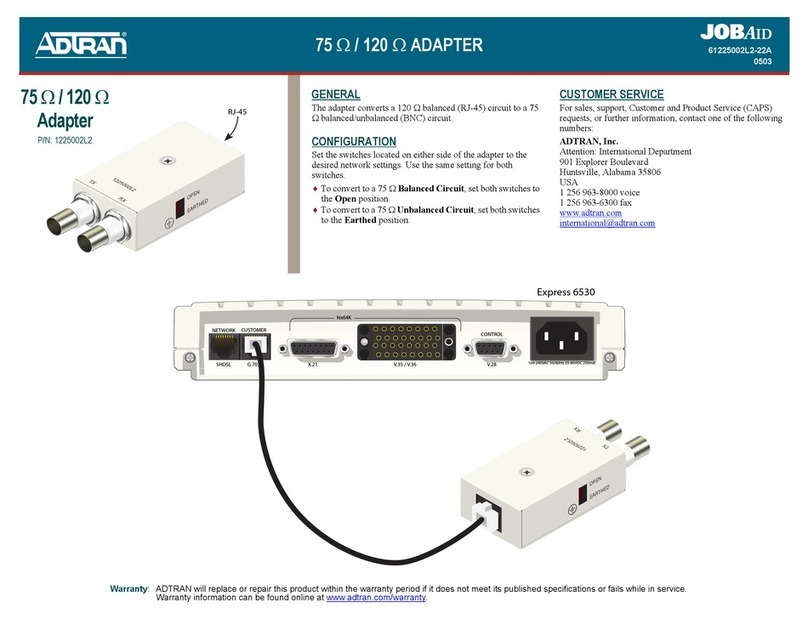 ADTRAN Express 6530 Job aid