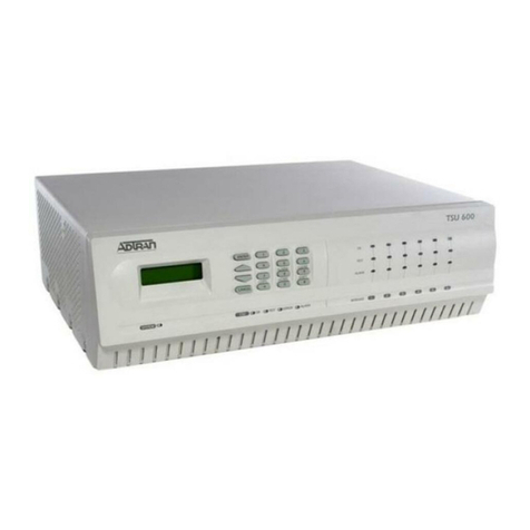 ADTRAN TSU 600 Installation instructions