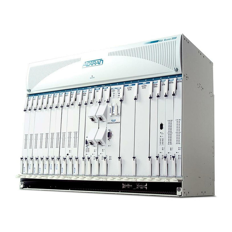 ADTRAN 5000 Series Operating manual