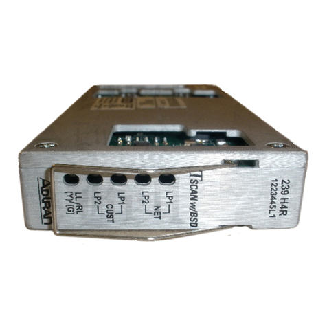 ADTRAN 239 T1 HDSL4 Instruction Manual