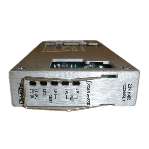 ADTRAN 239 H4R User manual