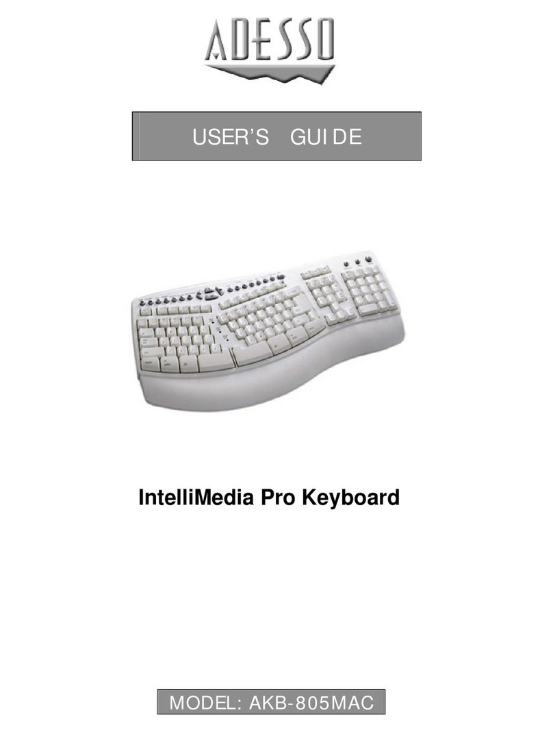 Adesso IntelliMedia Pro AKB-805MAC user guide