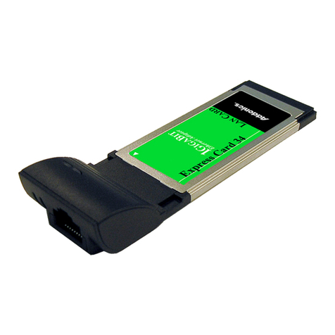 Addonics Technologies ADN1GEX34 Installation Addonics Technologies ADN1GEX34 Installation