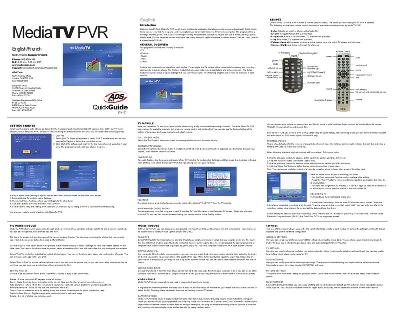 ADS Technologies DVR User manual
