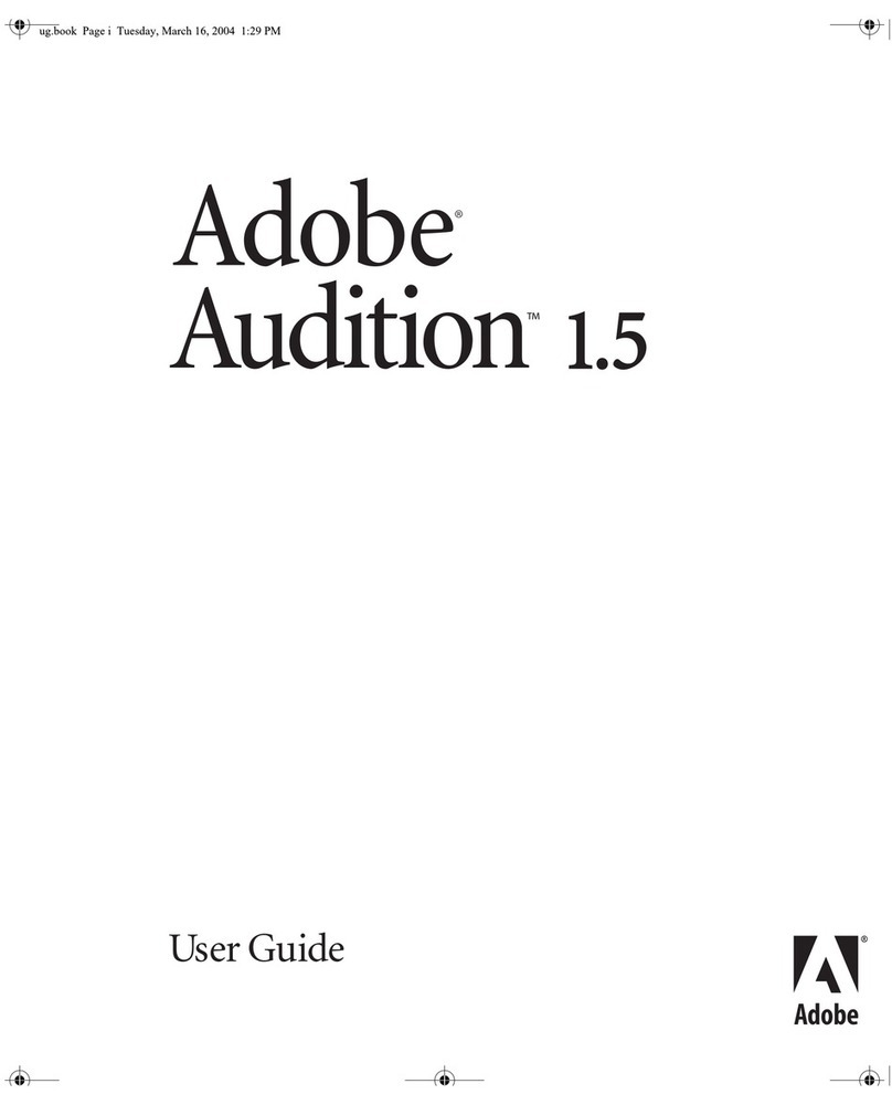 Adobe AUDITION 1.5 User manual