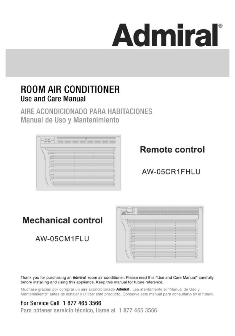 Admiral AW-05CM1FLU use and care manual