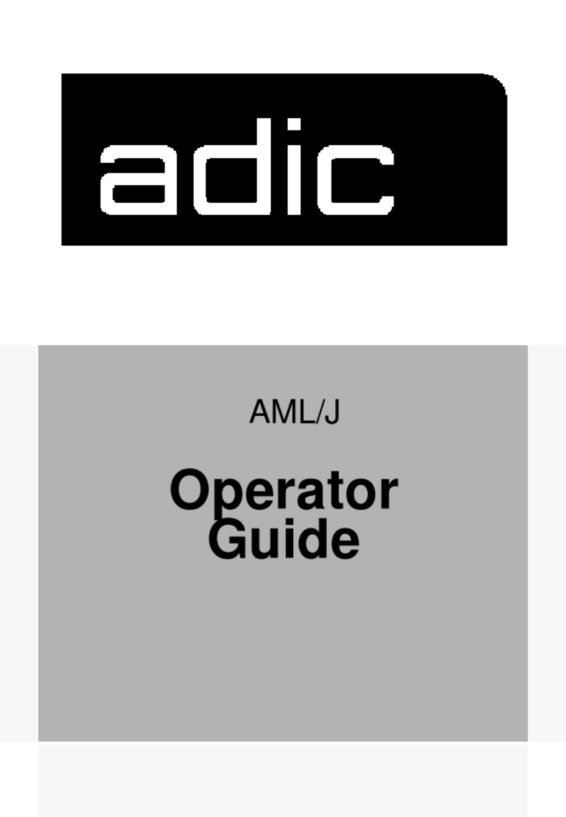 ADIC Switches Operator's guide