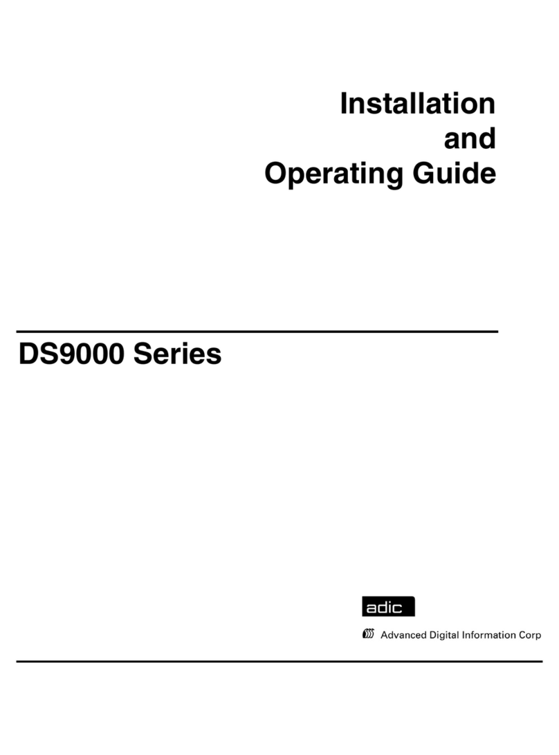 ADIC DS9000 Series Installation and operating guide