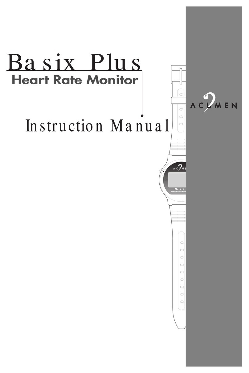 Acumen Ba six Plus Heart Rate Monitor User manual