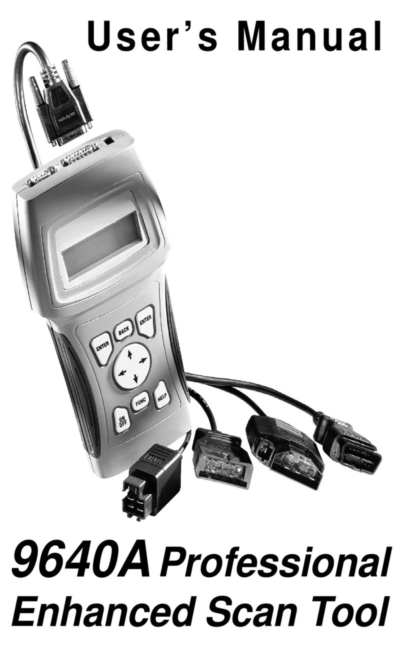 Actron Professional Enhanced Scan Tool 9640A User manual