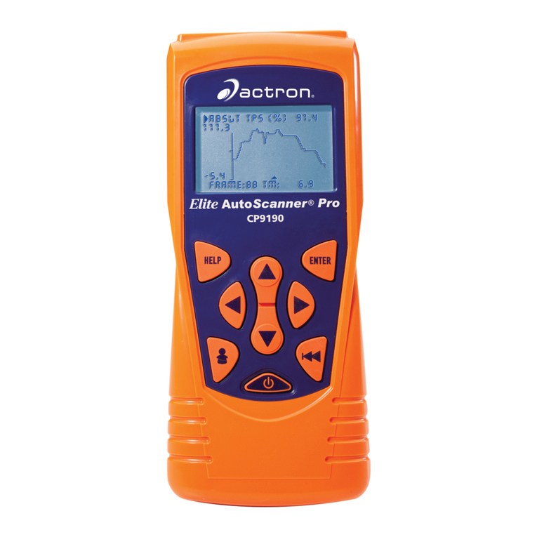 Actron CP9190 User manual