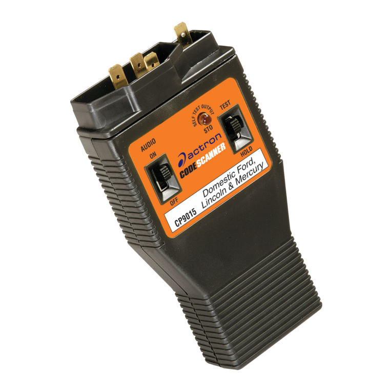 Actron Code Scanner CP9015 User manual