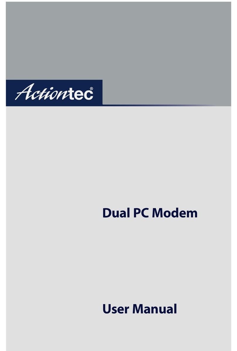 ActionTec Dual PC Modem R7000M User manual