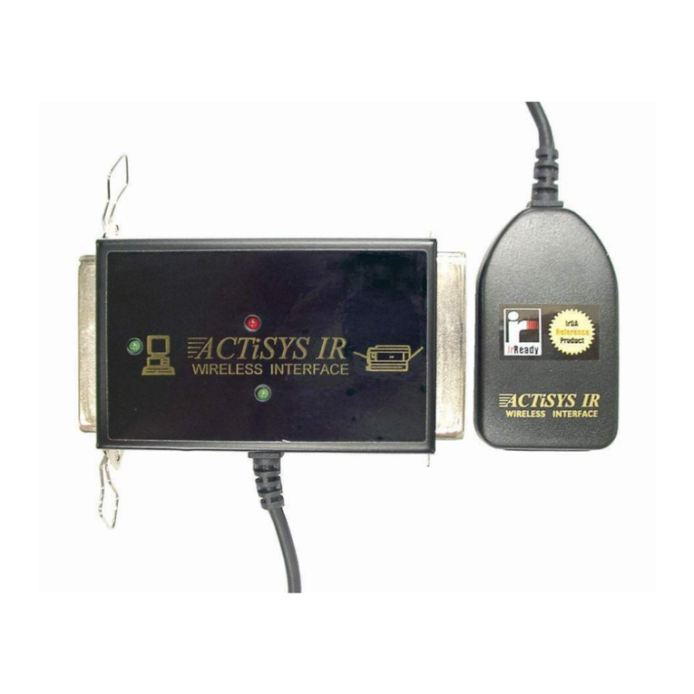ACTiSYS ACT-100M User manual ACTiSYS ACT-100M User manual