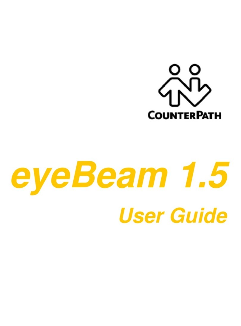CounterPath eyeBeam 1.5 User manual
