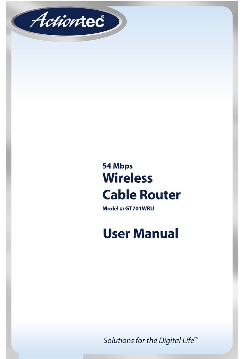 ActionTec GT701WRU User manual