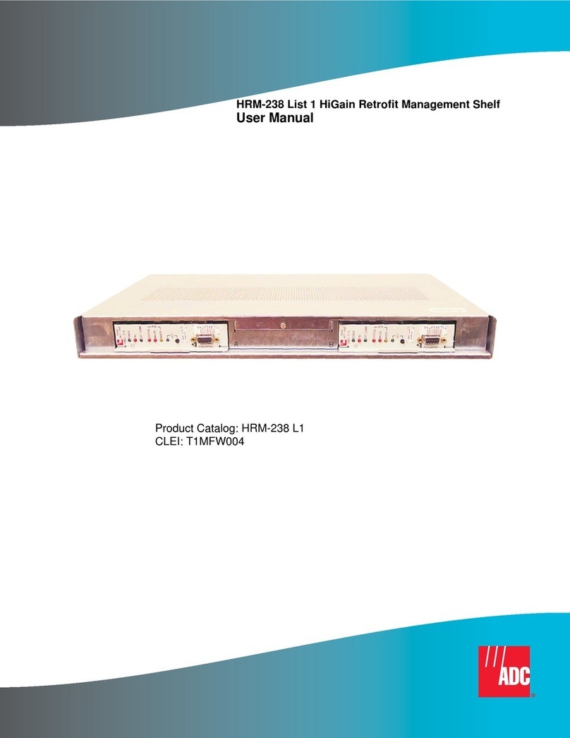 ADC HRM-238 L1 User manual