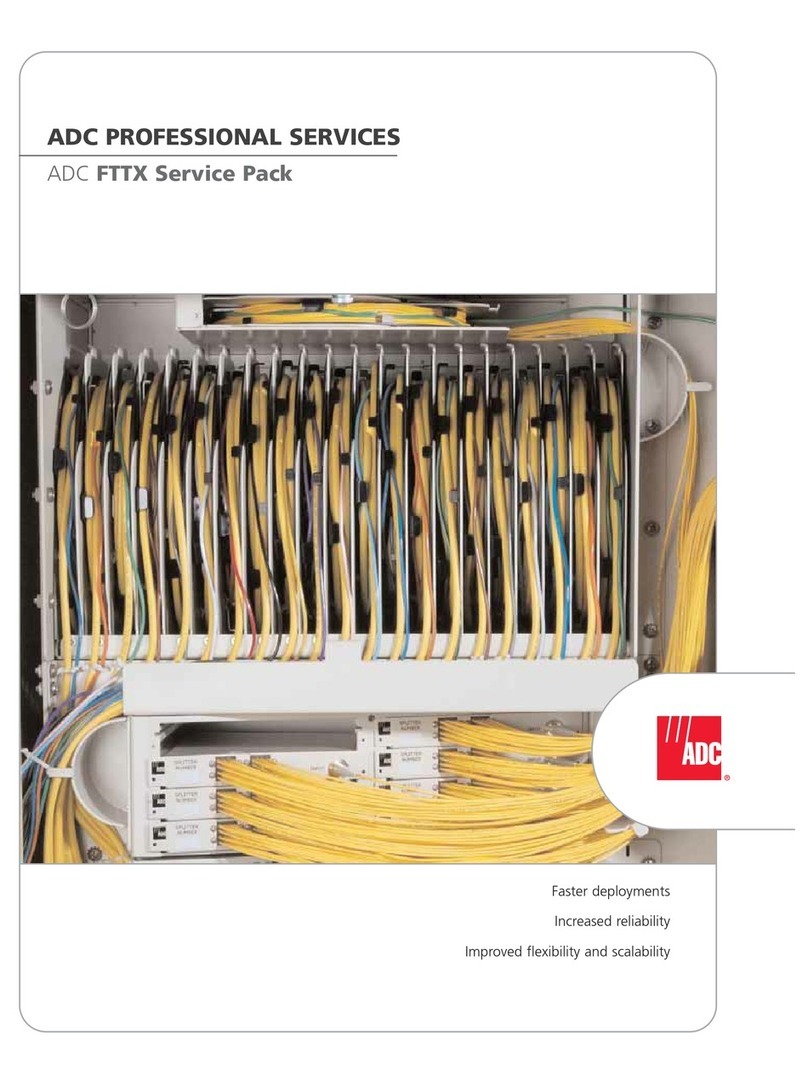 ADC FTTX Service Pack brochure