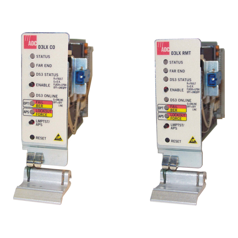 ADC Soneplex D3LXC-FCA100 user manual