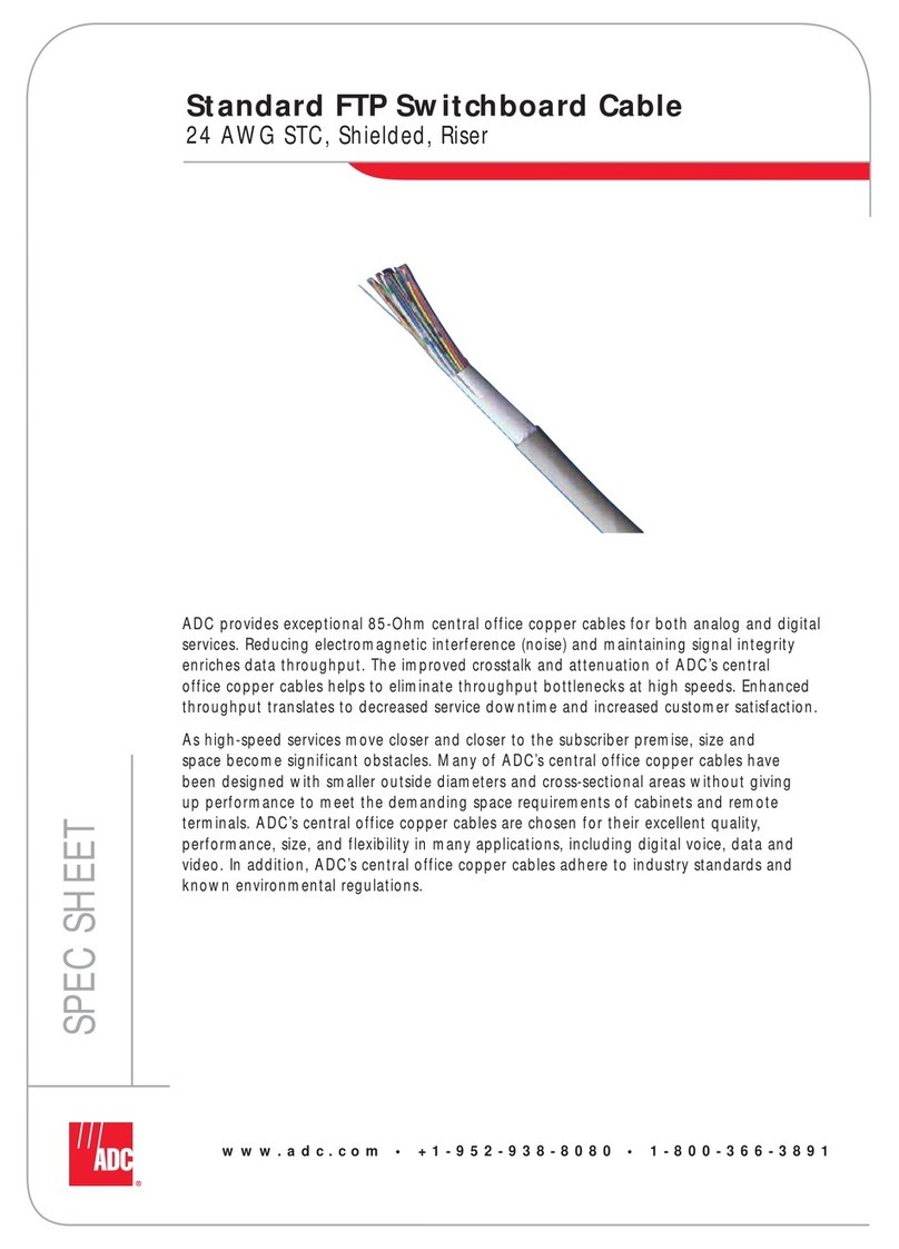 ADC 24 AWG STC User manual