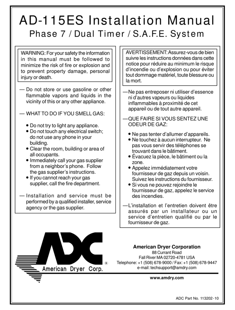 ADC AD-115ES User manual