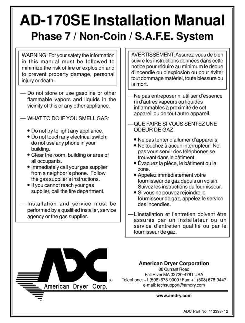 ADC AD-170SE User manual