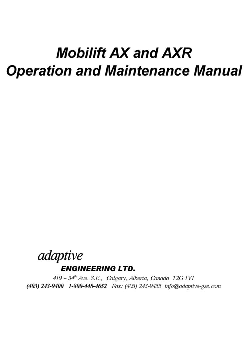Adaptive Engineering AX Operation and maintenance manual