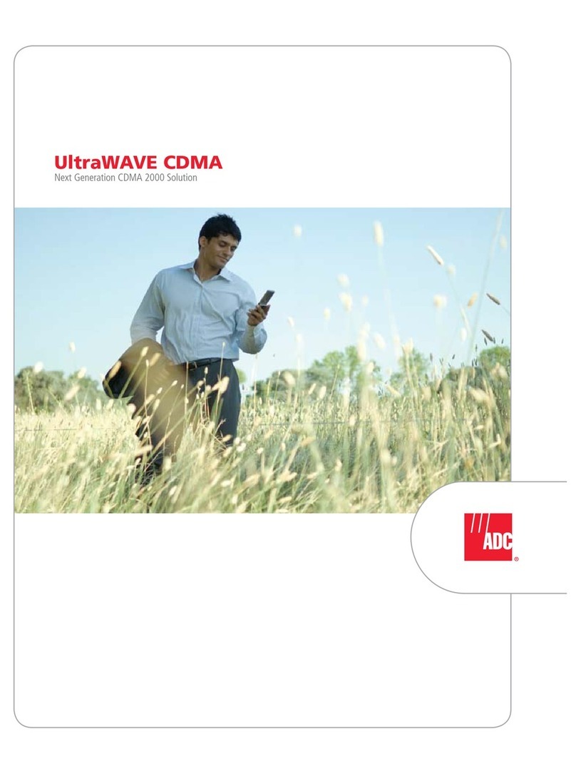 ADC UltraWAVE 2000 User manual ADC UltraWAVE 2000 User manual