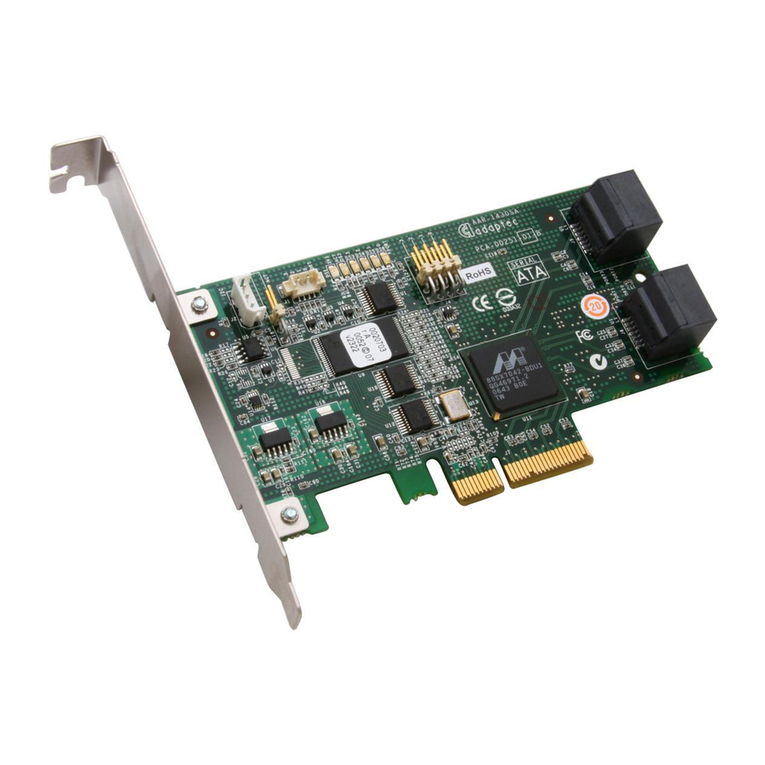 Adaptec ATA II 1220SA User manual