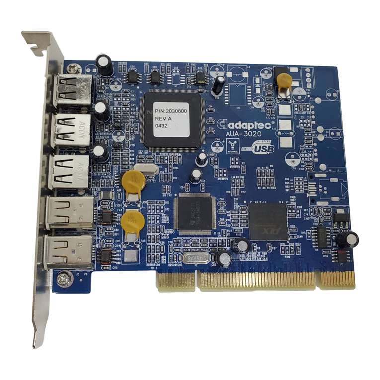 Adaptec DuoConnect AUA-3020 User manual