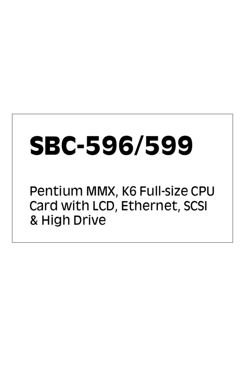 Adaptec SBC-596 User manual Adaptec SBC-596 User manual