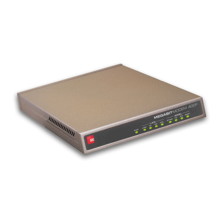 ADC 400F User manual