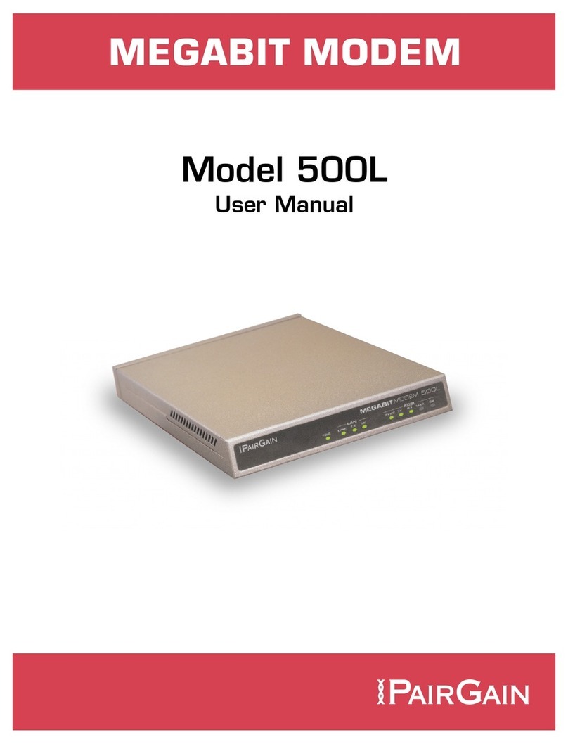 PairGain 500L user manual