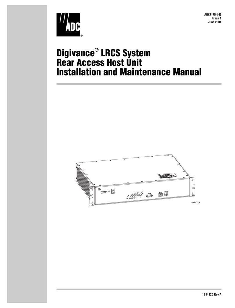 ADC Digivance 19717-A Manual